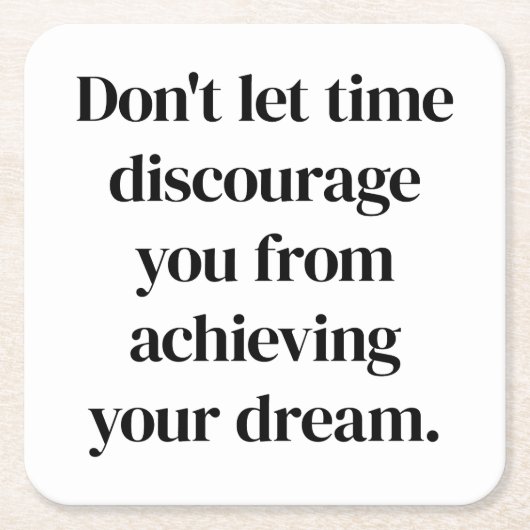 Ihr Traumpapier-Untersetzer Rechteckiger Pappuntersetzer (Vorderseite)