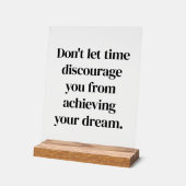 Ihr Traumschild Acrylschild (Winkel)