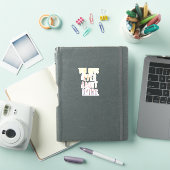 Ihr Typ denkt immer daran, Sticker zu sterben (iPad Hülle)