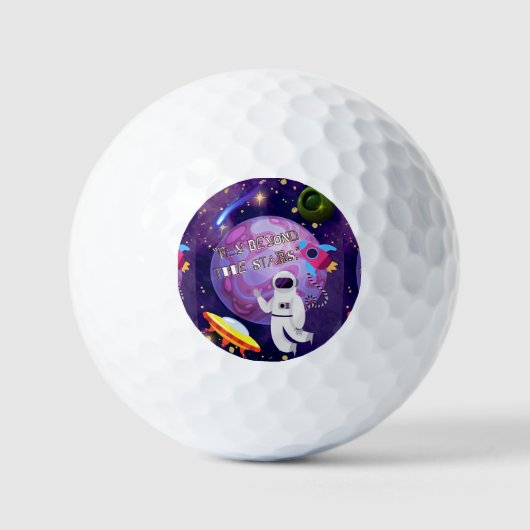 IHR ÜBER DIE STERNE HINAUS, ASTRONAUT GOLFBALL (Vorderseite)