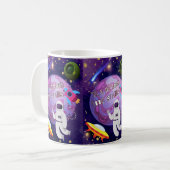 IHR ÜBER DIE STERNE HINAUS, ASTRONAUT KAFFEETASSE (Vorderseite Links)