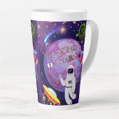 IHR ÜBER DIE STERNE HINAUS, ASTRONAUT MILCHTASSE (Rechte Ecke)