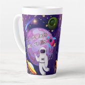 IHR ÜBER DIE STERNE HINAUS, ASTRONAUT MILCHTASSE (Linke Ecke)