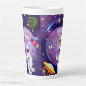 IHR ÜBER DIE STERNE HINAUS, ASTRONAUT MILCHTASSE (Vorderseite)