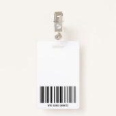 Ihr Unternehmen Foto ID Abzeichen Ausweis (Rückseite mit Klammer)