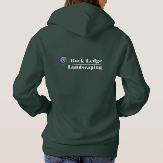 Ihr Unternehmen für das Landing von Markenzeichen Hoodie (Rückseite)