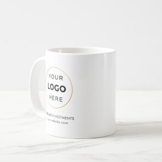 Ihr Unternehmen für Ihr individuelles Logo Kaffeetasse (Vorderseite Links)