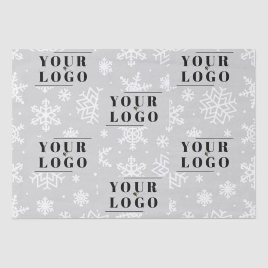 Ihr Unternehmen hat Weihnachtsschneeflocken als me Seidenpapier (Vorderseite)