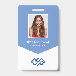 Ihr Unternehmen Logo Foto Name ID Abzeichen Ausweis