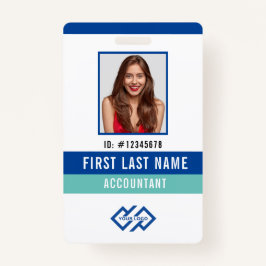 Ihr Unternehmen Logo Foto Name ID Abzeichen Ausweis