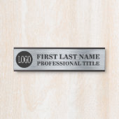 Ihr Unternehmen Logo Office Türsignierung Imitate Türschild (Vorderseite )