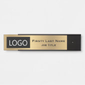 Ihr Unternehmen Logo Office Türsignierung Imitate Türschild (Vorderseite )