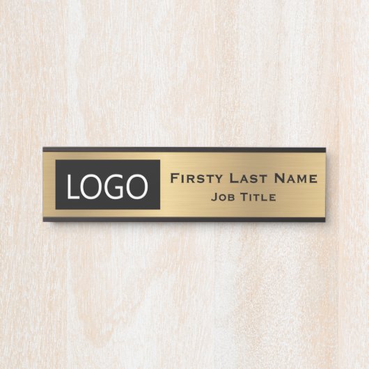 Ihr Unternehmen Logo Office Türsignierung Imitate Türschild (Vorderseite )