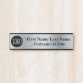 Ihr Unternehmen Logo Office Türsignierung Imitate  Türschild (Vorderseite )