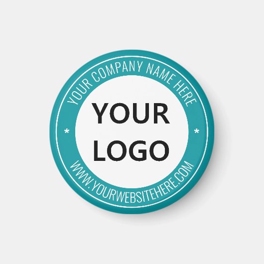 Ihr Unternehmen Logo Text Business Promotion Magne Magnet (Vorne)