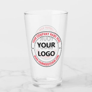 Ihr Unternehmen Logo Text Business Werbeglas Glas