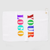 Ihr Unternehmen Logo Werbung Golf Handtuch (Horizontal)