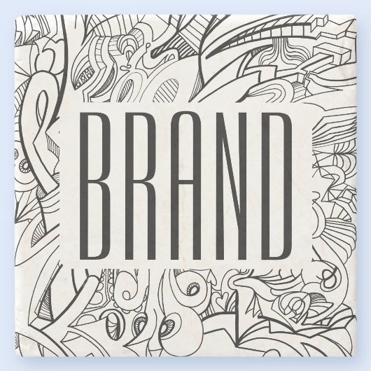 Ihr Unternehmen oder Ihre Markenbezeichnung und Ih Steinuntersetzer