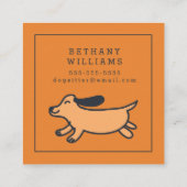 Ihr Unternehmen | Päptedienste Quadratische Visitenkarte (Rückseite)