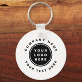 Ihr Unternehmen QR Code Business Company Schlüsselanhänger (Vorderseite)