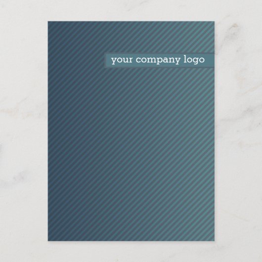 IHR UNTERNEHMENSLOGO, personalisiert Ankündigungspostkarte (Vorderseite)