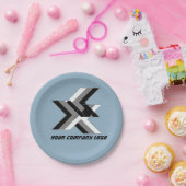 IHR UNTERNEHMENSLOGO,personalisiert, fügen Sie Ihr Pappteller (Party)