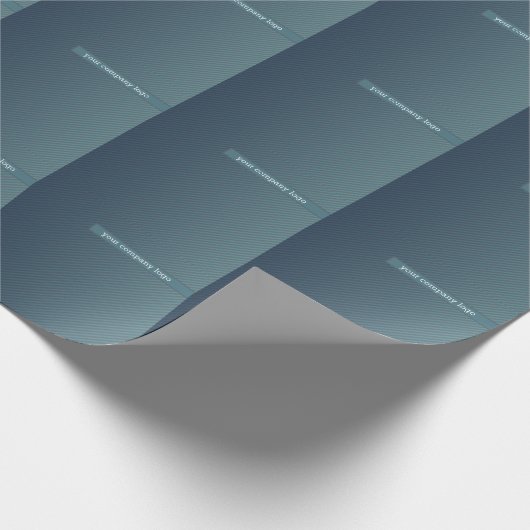 IHR UNTERNEHMENSLOGO, personalisiert Geschenkpapier (Ecke)