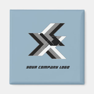 IHR UNTERNEHMENSLOGO,personalisiert,Ihren Text hin Magnet