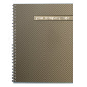 IHR UNTERNEHMENSLOGO,personalisiert,Ihren Text hin Notizblock (Vorderseite)