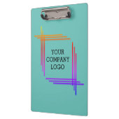 IHR UNTERNEHMENSLOGO, personalisiert Klemmbrett (Links)