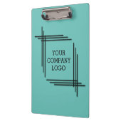 IHR UNTERNEHMENSLOGO, personalisiert Klemmbrett (Links)