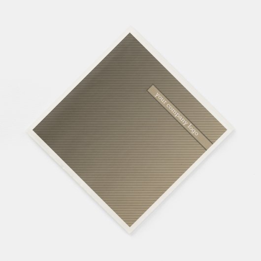 IHR UNTERNEHMENSLOGO, personalisiert Serviette (Ecke)