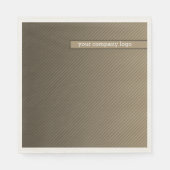 IHR UNTERNEHMENSLOGO, personalisiert Serviette (Vorderseite)