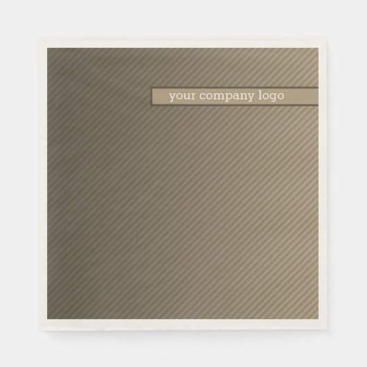 IHR UNTERNEHMENSLOGO, personalisiert Serviette (Vorderseite)