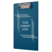 IHR UNTERNEHMENSLOGO,personalisierte Zwischenablag Klemmbrett (Links)