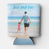 Ihr Vater-Foto kann mit dem Text-Bester Vater je k Dosenkühler (Vorderseite)