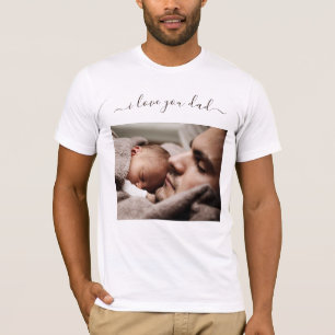 Ihr Vater Foto T - Shirt Geschenk Text I Liebe Sie