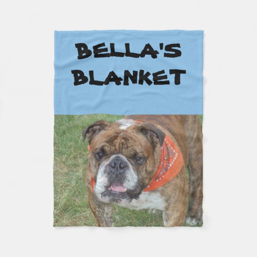 Ihr verdorbenes Pelzbaby Fleecedecke (Vorderseite)