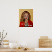 Ihr Vermögen kennen - Fine Art Print Poster (Küche)