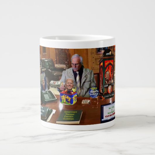 Ihr Vermögen nach Steuern Jumbo-Tasse (Vorderseite)