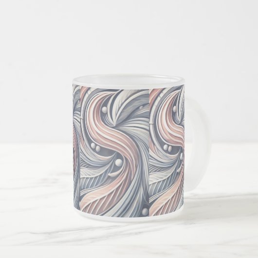 Ihr versteckter Briefbecher mit dem Buchstaben "S" Mattglastasse (VorderseiteRechts)