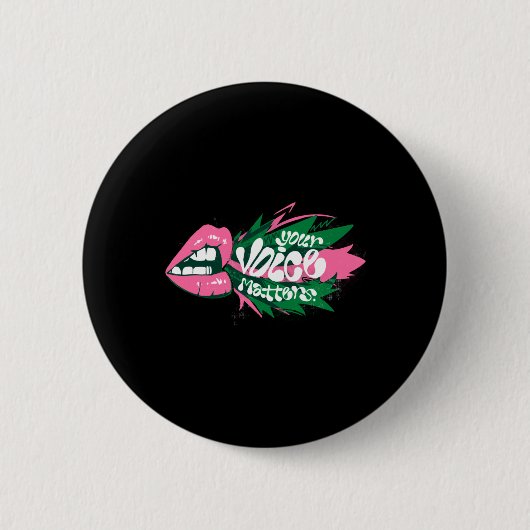 Ihr Voice-Aufkleber Button (Vorderseite)