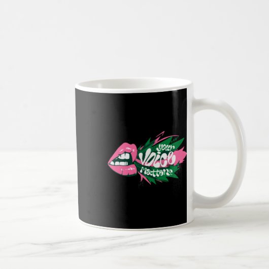 Ihr Voice-Aufkleber Kaffeetasse (Rechts)