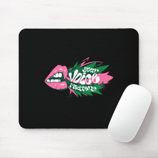Ihr Voice-Aufkleber Mousepad (Mit Mouse)