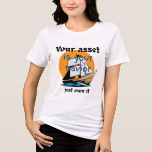 Ihr Vorteil ist Ihr Retter - Motivierend Frauen Tri-Blend Shirt