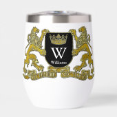 Ihr Wappen Monogramm und Farbe (Vorderseite)