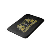 Ihr Wappen Monogramm und Farbe Badematte (Schrägansicht)