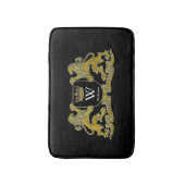 Ihr Wappen Monogramm und Farbe Badematte (Vorderseite Vertikal)