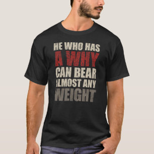 Ihr Warum finden - Fett Fitness Motivation Zitat T-Shirt