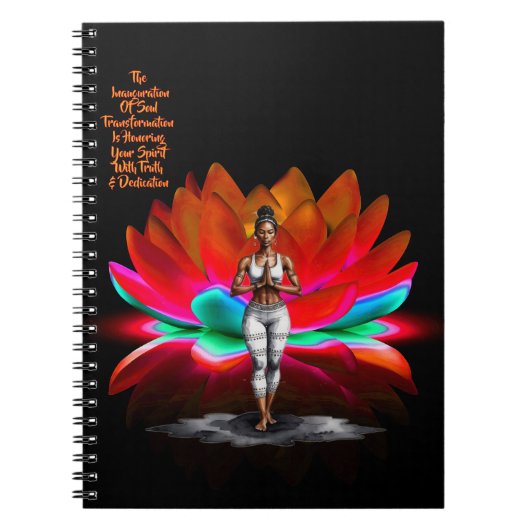 Ihr Weisheit Einweihung Spiral Foto Notebook Notizblock (Vorderseite)